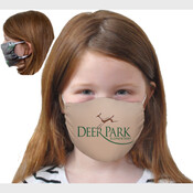 Deer Park Tan Youth Face Mask