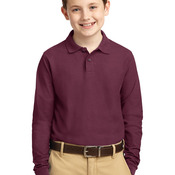 Youth Long Sleeve Silk Touch™ Polo - Lowry